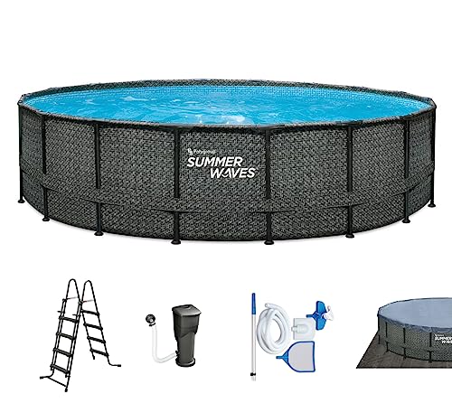 Summer Waves Frame Pool Komplettset rund 549 x 132 cm