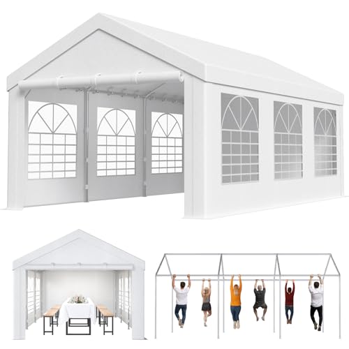 Homall Partyzelt 3x6 m mit PE-Plane