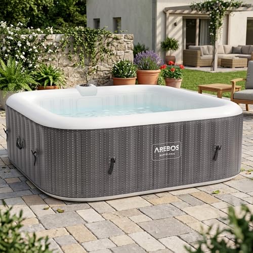 Arebos Spa Whirlpool Barcelona (eckig)