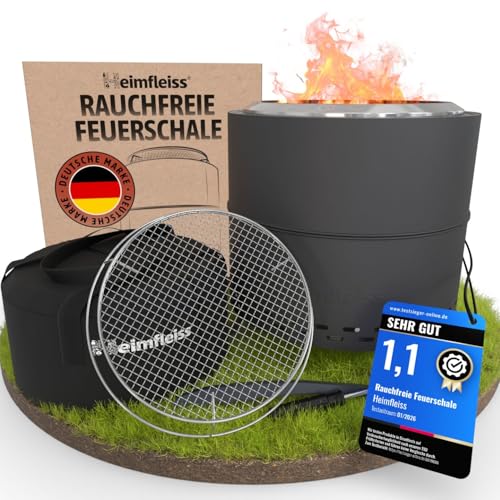 Heimfleiss Feuerschale Edelstahl raucharm Ø 50 cm